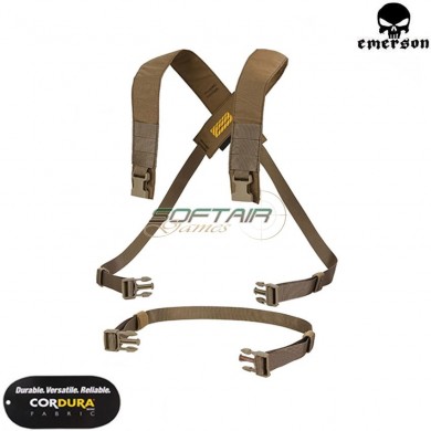 Chest rig x-harness kit COYOTE BROWN emerson (em7409cb)