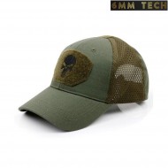 Baseball cap PUNISHER style OLIVE DRAB 6MM TECH (6mmt-18-od)