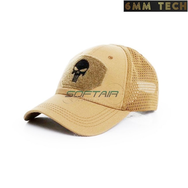 Baseball cap PUNISHER style TAN 6MM TECH (6mmt-18-tan)
