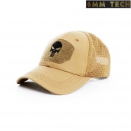 Baseball cap PUNISHER style TAN 6MM TECH (6mmt-18-tan)