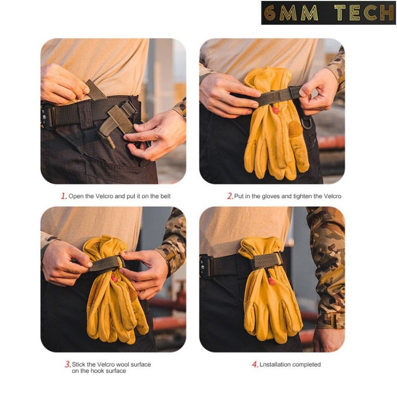 Multipurpose outdoor utility hook BLACK 6MM TECH (6mmt-19-bk)