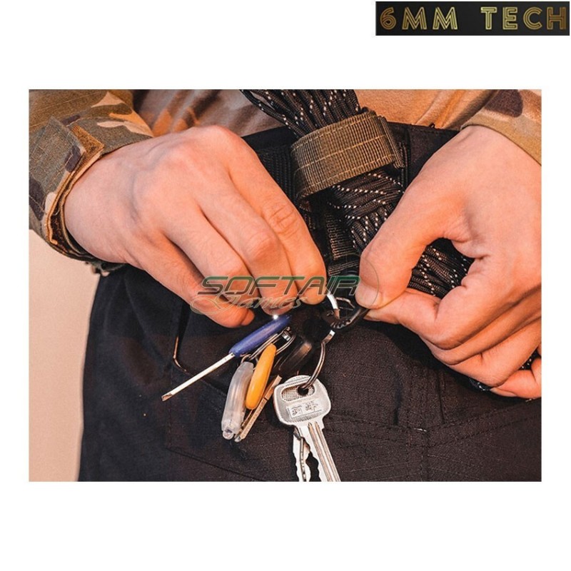 Gancio multiuso utility outdoor VERDE 6MM TECH (6mmt-19-od)