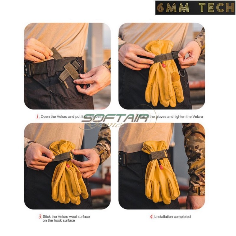 Multipurpose outdoor utility hook OLIVE DRAB 6MM TECH (6mmt-19-od)