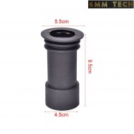 BLACK rubberized extension for scope type 1 6MM TECH (6mmt-20-bk)