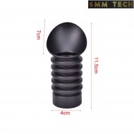 Estensione gommata NERA per ottica type 2 6MM TECH (6mmt-21-bk)
