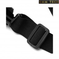 BLACK tactical google with CLEAR lens 6MM TECH (6mmt-22-bk)