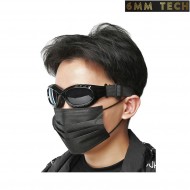 Occhiale tattico NERO con lente CLEAR 6MM TECH (6mmt-22-bk)