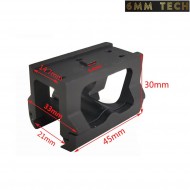 Riser mount NERO per T1/T2 6MM TECH (6mmt-24-bk)