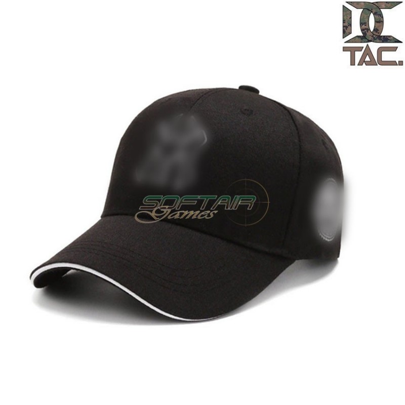 Baseball cap NY style BLACK/White d.c.tactical (dctac-47-bk)