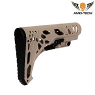Calcio skeletonized dark earth per m4/m16 amo-tech® (amt-030110-de)