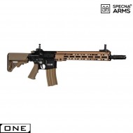 Electric rifle sa-a34-ht mk16 rail long half tan one™ carbine replica specna arms® (spe-01-027299)