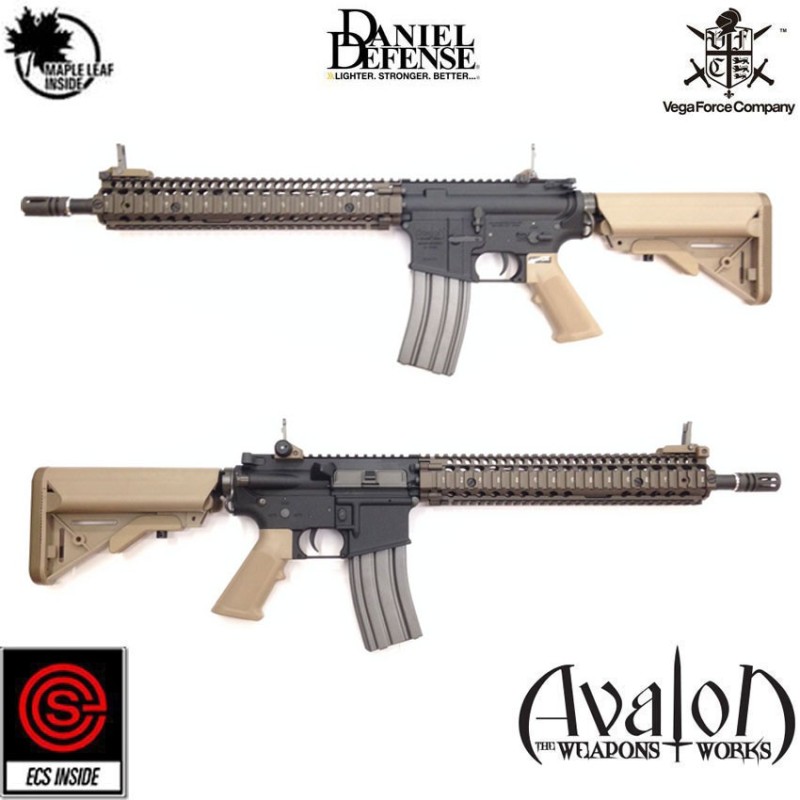Fucile elettrico MK18 ris II avalon daniel defense VFC (av1-m4_smd2_m-tn01)
