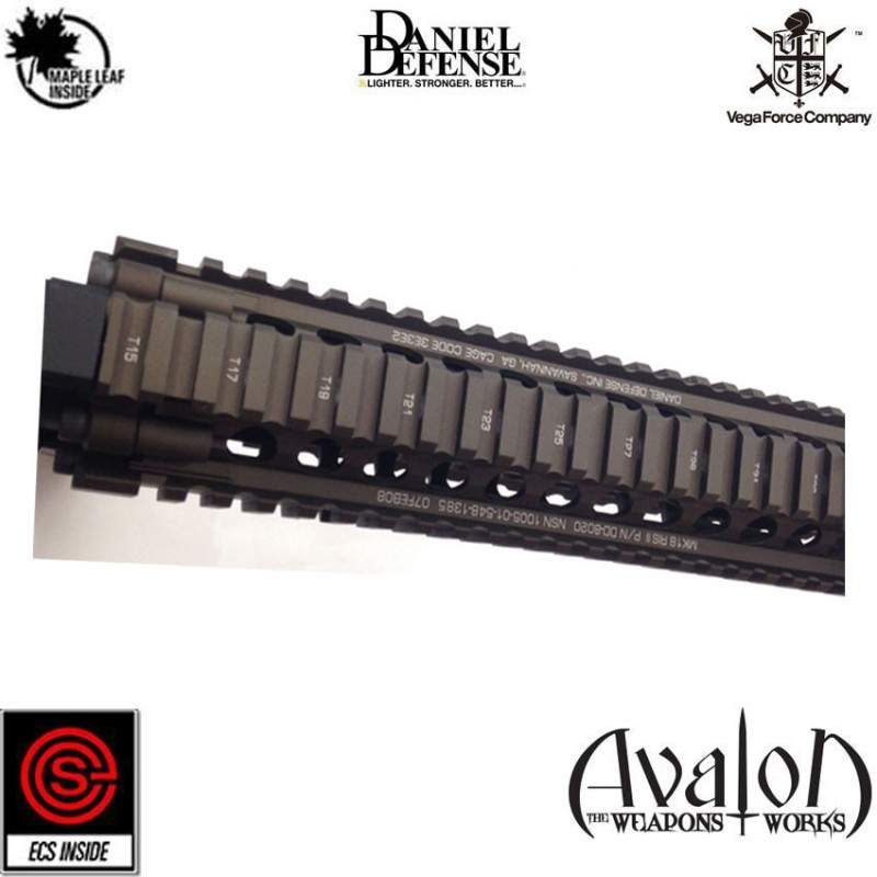 Electric rifle MK18 ris II avalon daniel defense VFC (av1-m4_smd2_m-tn01)