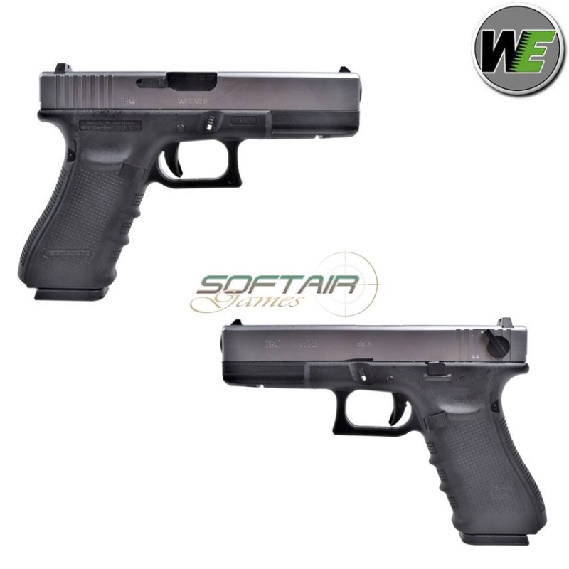 Gas Pistol G18 Gen4 Silver Slide Blowback We (we-wg02b-sv)