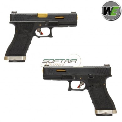 Gas Pistol G17 E Force Black Blowback Black/gold We (we-wg01wet-1)