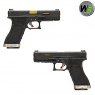 Pistola Gas G17 E Force Black Scarellante Black/gold We (we-wg01wet-1)
