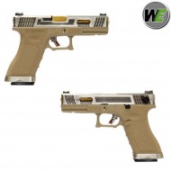 Pistola Gas G18 E Force Tan Scarellante silver/gold We (we-wg02wet-4)