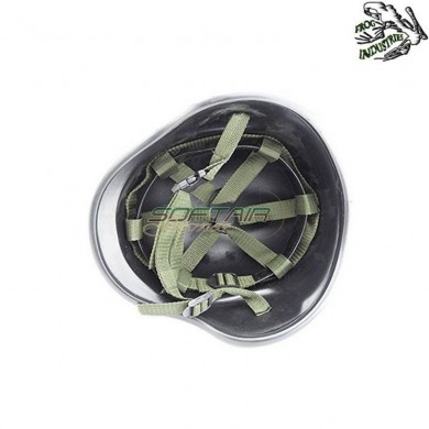 Elmetto in abs FRITZ style nero frog industries® (fi-m88-bk)