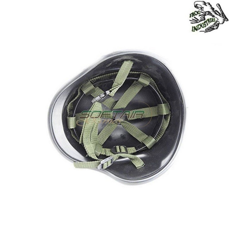 Elmetto in abs FRITZ style verde frog industries® (fi-m88-od)