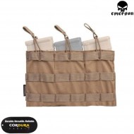 Tasca Tripla Fast Open 5.56 COYOTE BROWN Emerson (em6356cb)