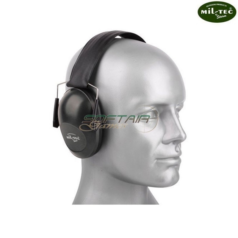 BLACK dynamic shooting earmuffs MIL-TEC (16242002) BLACK dynamic shooting earmuffs MIL-TEC (16242002)