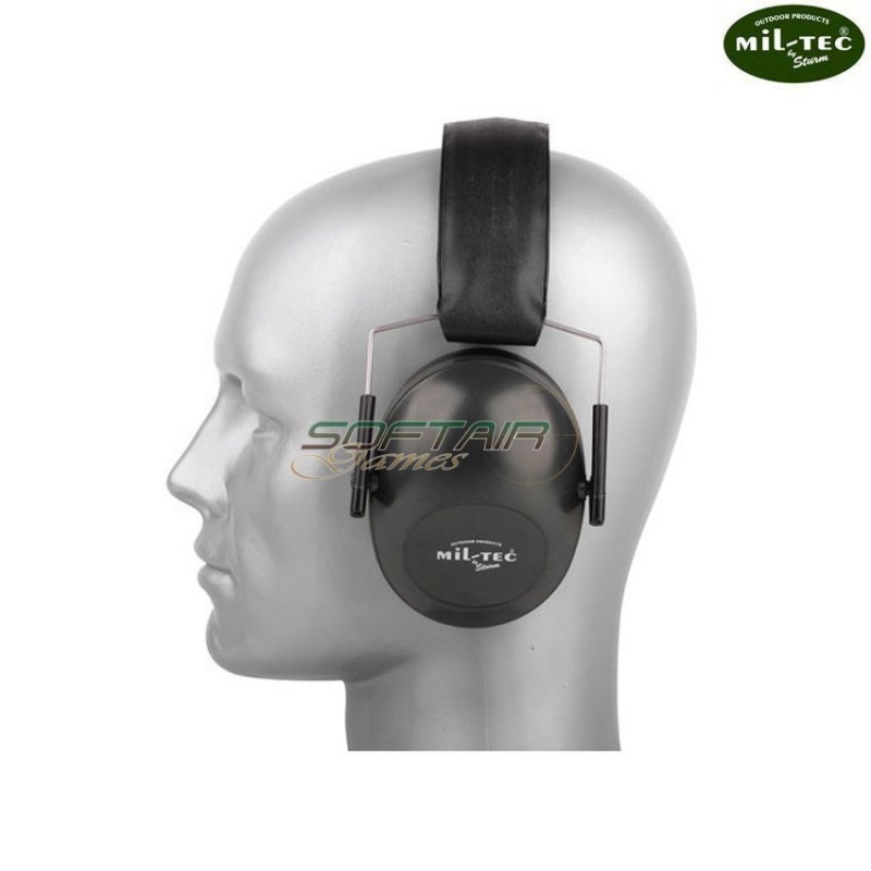 BLACK dynamic shooting earmuffs MIL-TEC (16242002) BLACK dynamic shooting earmuffs MIL-TEC (16242002)