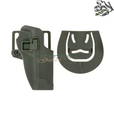 OLIVE DRAB quick-draw lock holster for M9 series frog industries® (fi-fbp2244-od)