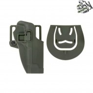 Fondina OLIVE DRAB quick-draw lock per M9 serie frog industries® (fi-fbp2244-od)