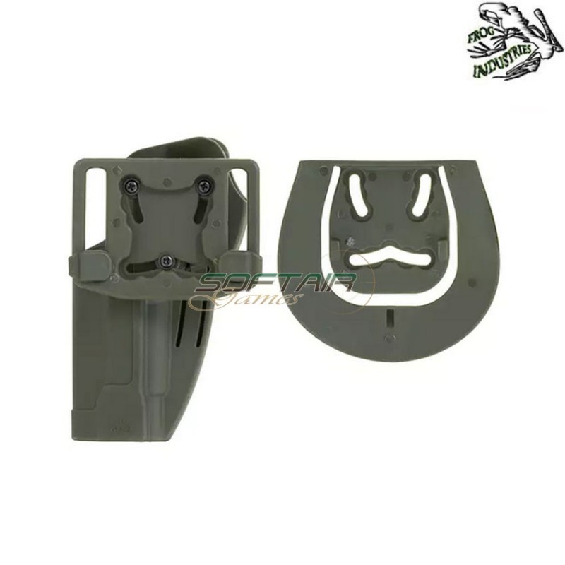 OLIVE DRAB quick-draw lock holster for M9 series frog industries® (fi-fbp2244-od)