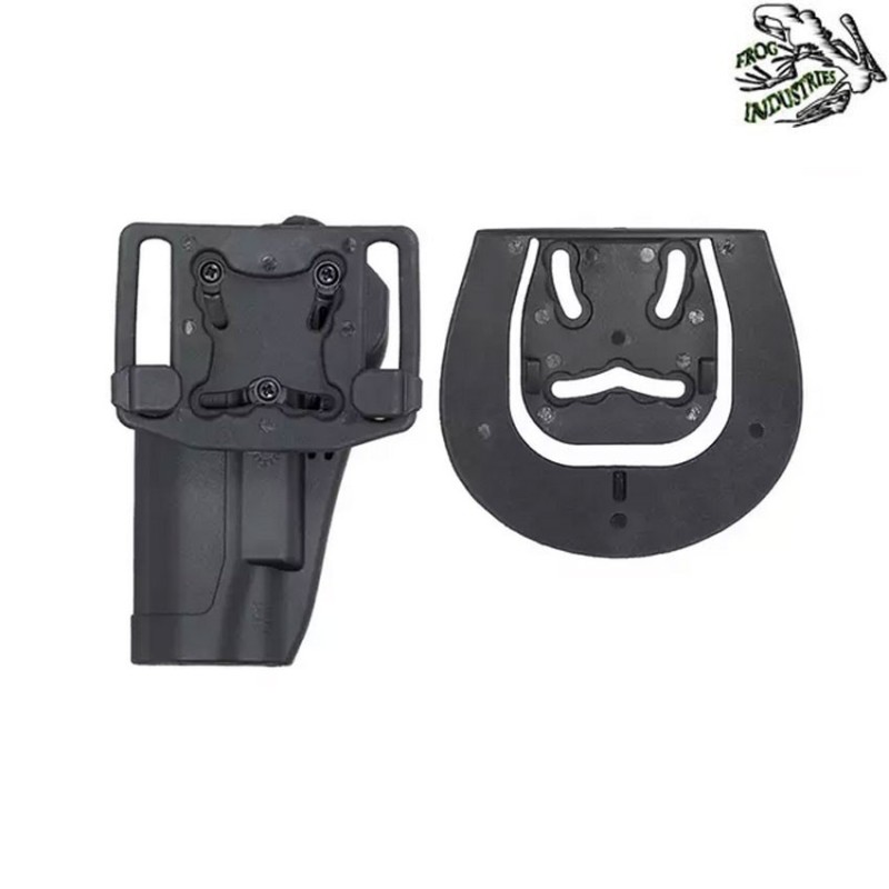 Fondina BLACK quick-draw lock per 1911 serie frog industries® (fi-fbp2242-bk)