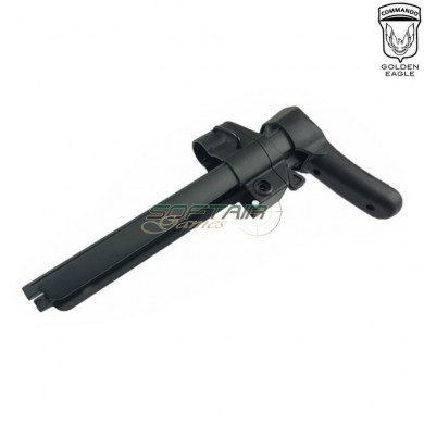 Black retractable stock for mp5 golden eagle (ge-m-233)