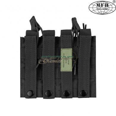 Double fast magazine pouch BLACK M4 4x mag mfh (30605a)