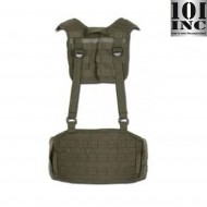 MOLLE tactical belt with suspenders OLIVE DRAB 101 inc (inc-129781-od)