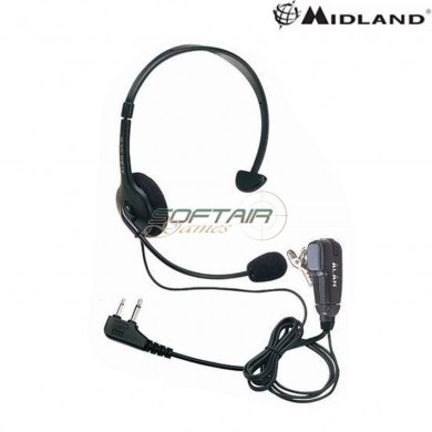 Headset and microphone ma35-l midland (c652)