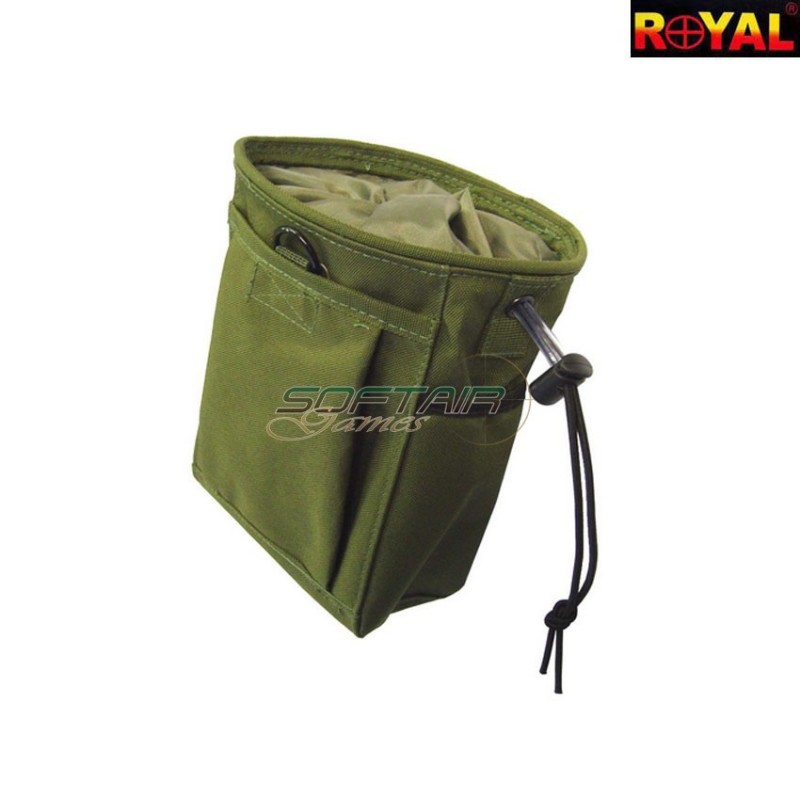 Tasca small porta caricatori esausti VERDE royal (t7014v)