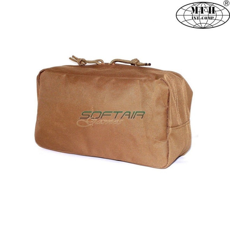 Utility pouch Zip-up TAN mfh (30611r)