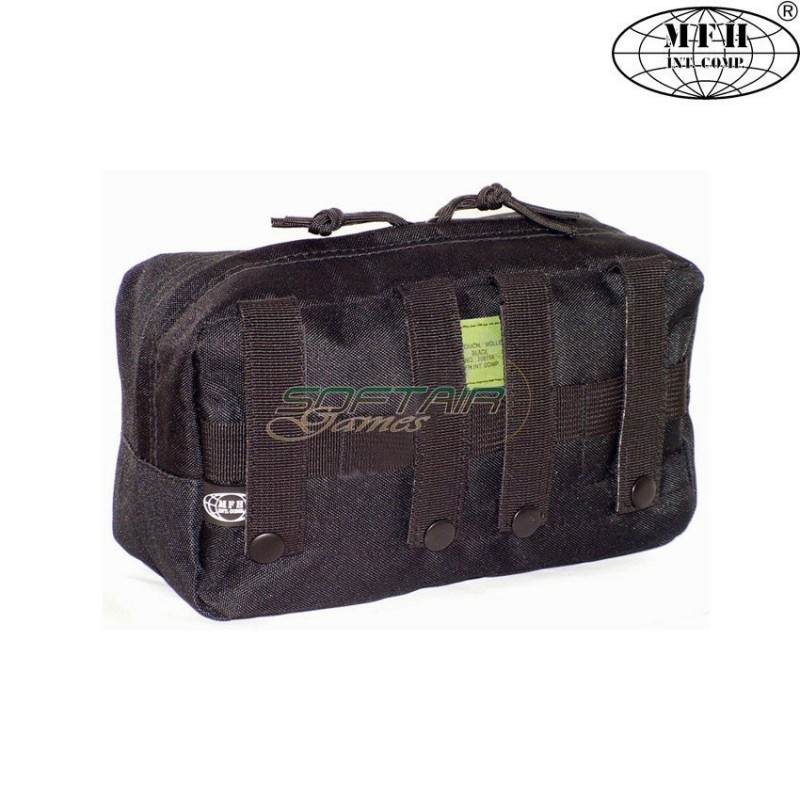 Utility pouch Zip-up BLACK mfh (30611a)