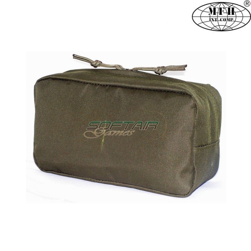 Utility pouch Zip-up GREEN mfh (30611b) Utility pouch Zip-up GREEN mfh (30611b)