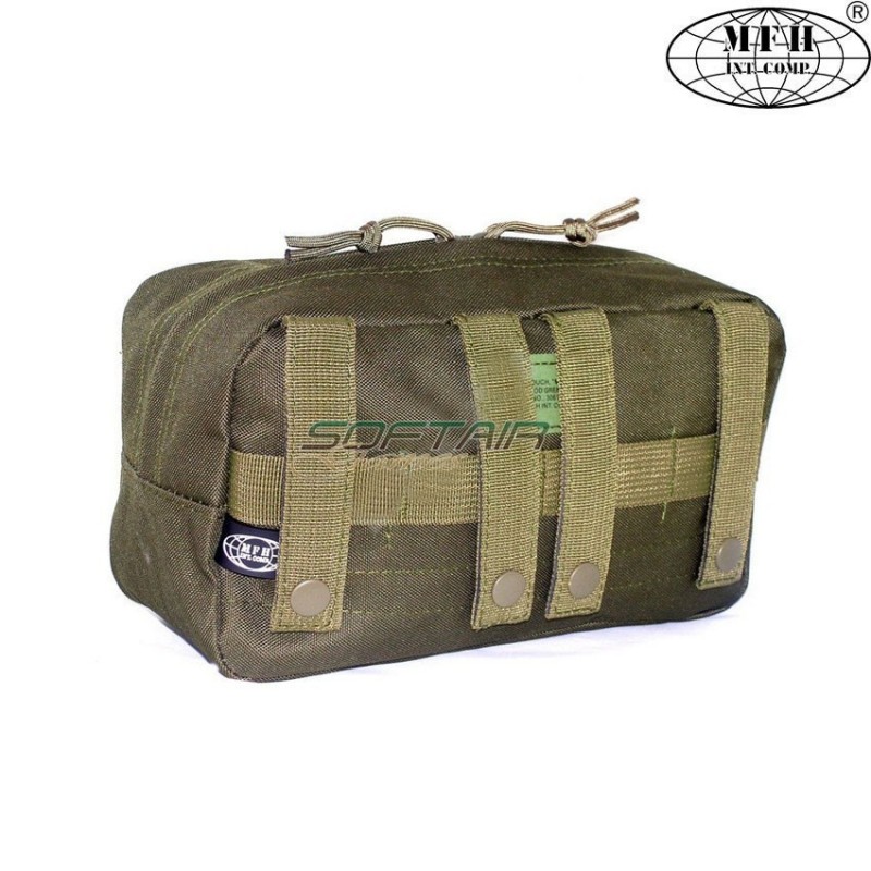 Utility pouch Zip-up GREEN mfh (30611b) Utility pouch Zip-up GREEN mfh (30611b)