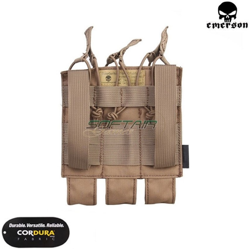 Tasca Tripla Fast Open Mp7 coyote brown Emerson (em6357cb)