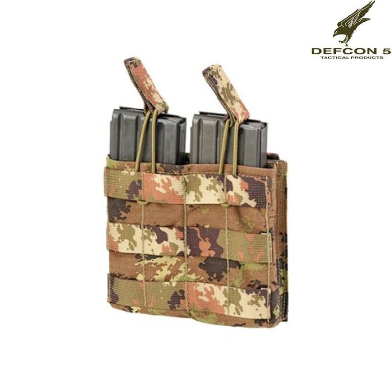 Fast Pouch For 2 Magazines M4/ak Vegetata Defcon 5 (d5-m4akdovi)