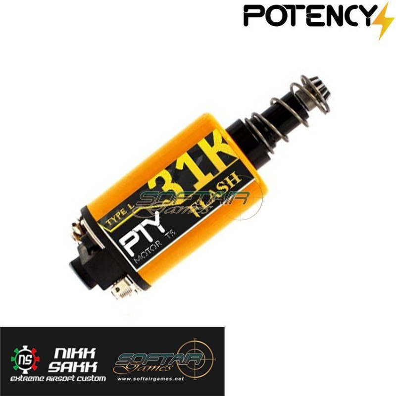 Long shaft motor 31K FLASH™ ns/sg potency® (pty-l31k) Long shaft motor 31K FLASH™ ns/sg potency® (pty-l31k)