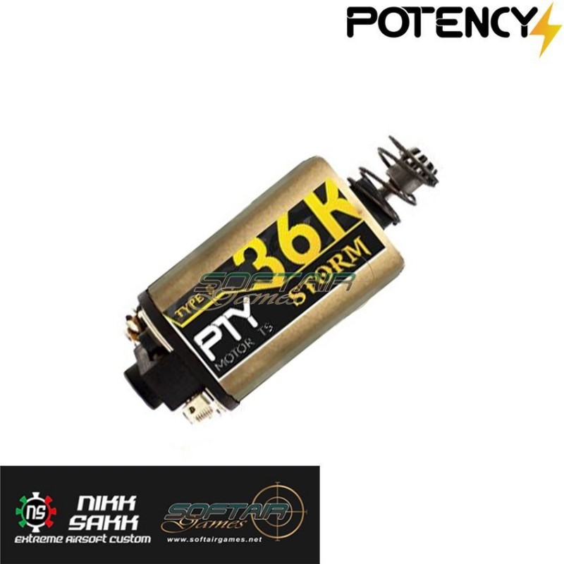 Short shaft motor 36K STORM™ ns/sg potency® (pty-s36k)