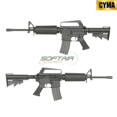 Electric rifle mosfet edition vietnam war m4 carbine gray finish full metal cyma (cm-cm009d)