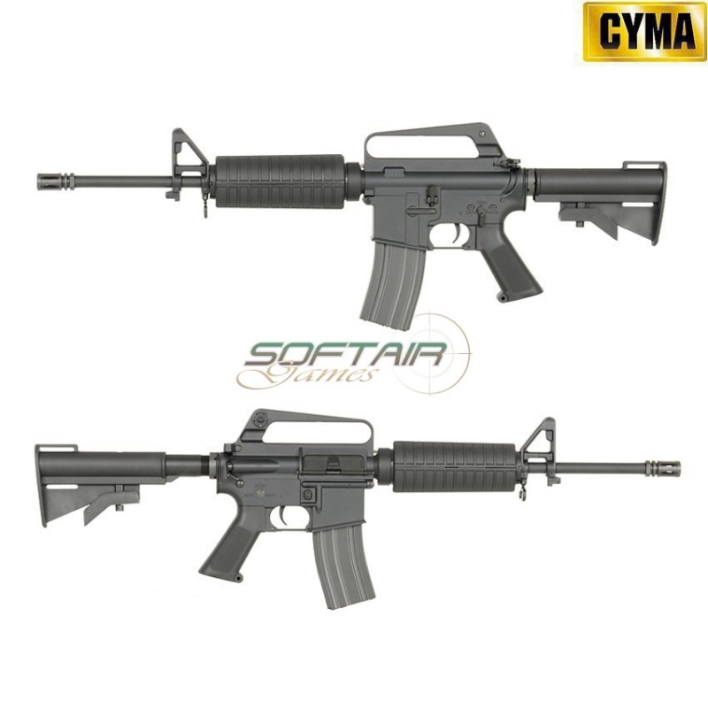 Fucile elettrico mosfet edition vietnam war m4 carbine gray finish full metal cyma (cm-cm009d)