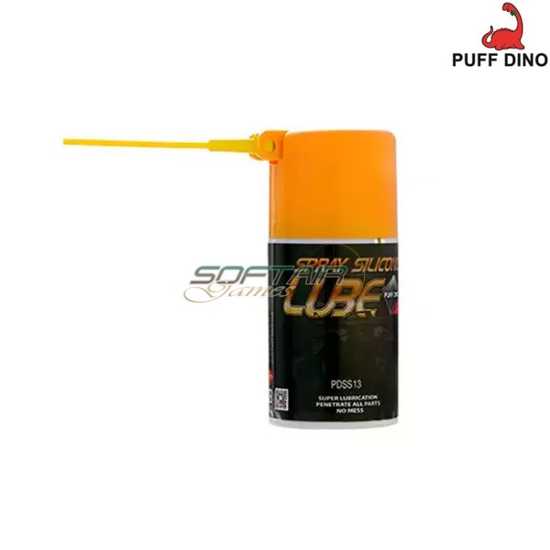 Silicone lube spray 130ml puff dino (pf-pdss13) Silicone lube spray 130ml puff dino (pf-pdss13)