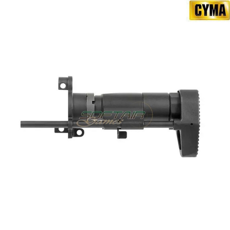 Calcio PDW telescopico nero in alluminio per mp5k cyma (cm-fbp4037)