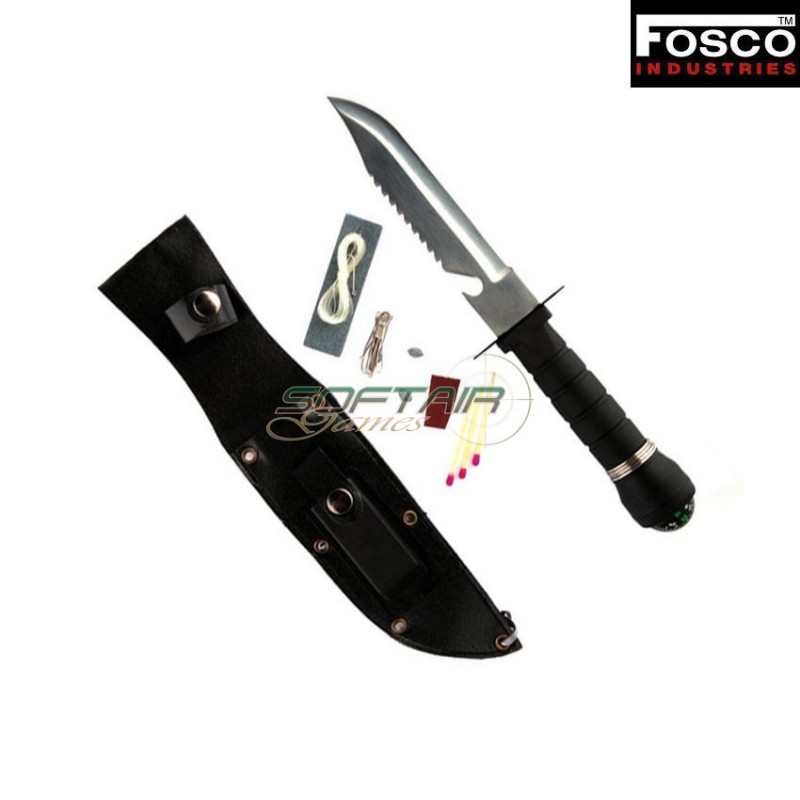 Survival knife BLACK fosco industries (fo-455415-bk) Survival knife BLACK fosco industries (fo-455415-bk)