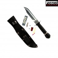 Survival knife BLACK fosco industries (fo-455415-bk) Survival knife BLACK fosco industries (fo-455415-bk)