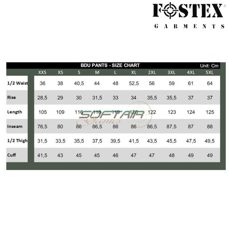 BDU TAN pants fostex (fx-111211-tan)
